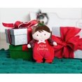thumbnail image 2 of Muñeco de peluche con mi primer bordado navideño Julie (rojo 9 pulgadas), 2 of 2