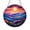Acrylic 3.5 Inch, variant on Elegant Hill Sunset Window Panel – Decorative Glass Landscape