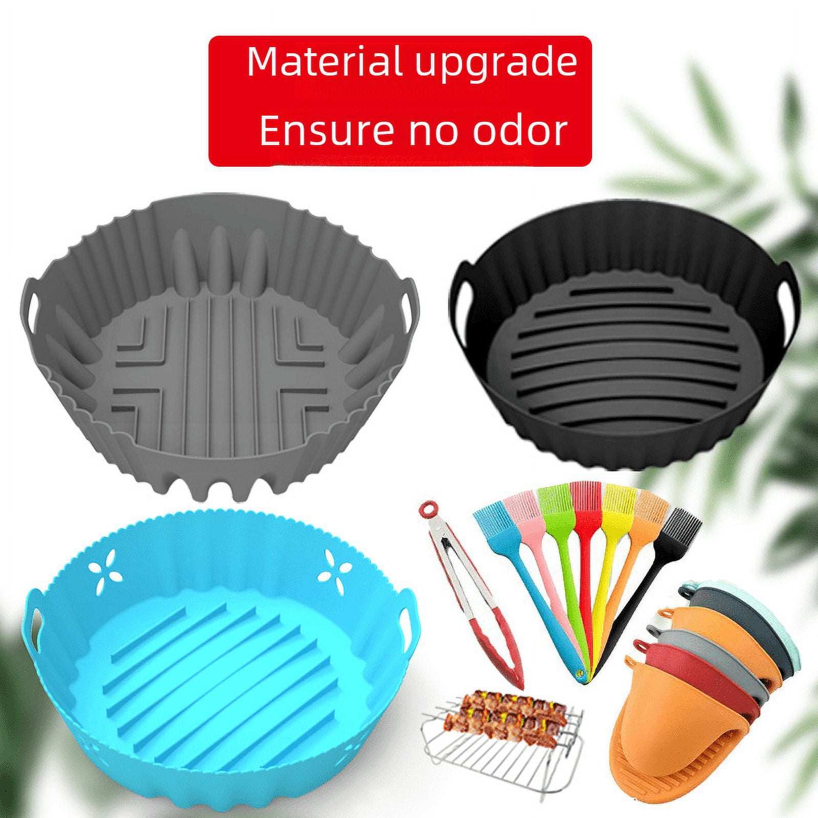 Moldes De Silicona Para Freidora De Aire, Redondos Y Cuadrados | Gastronomía & Cía