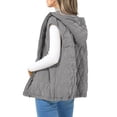thumbnail image 1 of Chaleco PRETTYGARDEN 2025 Mujer Sin Mangas con Capucha Gris M, 1 of 8