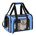thumbnail image 4 of Bolsa de viaje para perros pequeños y gatos Yuyangstore Azul Transportín para gatos, 4 of 8