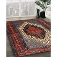 thumbnail image 3 of Ahgly Company Machine Washable Indoor Rectangle Traditional Dark Almond Brown Area Rugs, 8' x 12', 3 of 7