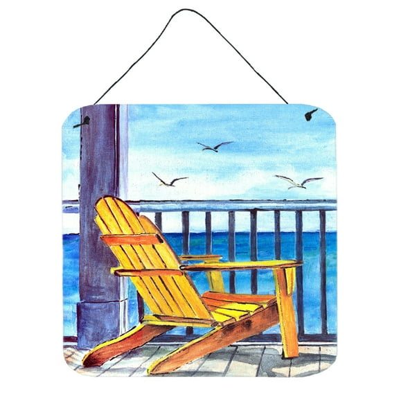 Yellow Adirondack Chair Wall or Door Hanging Prints