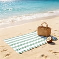 thumbnail image 6 of Partheme 59x30in Quick Dry Microfiber Beach Towel with Reinforced Edges Anti Fray, Super Absorbent Sand Free Lightweight Bath Towel for Pool Beach Travel, Green, 6 of 6