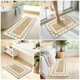 thumbnail image 5 of Findosom 4-Piece Bathroom Rugs Set,Non Slip Absorbent Bath Mat,Machine Washable Microfiber Quick Dry Bath Rug for Bathroom Bedroom Kitchen Shower Tub,Beige, 5 of 7