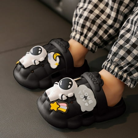 

cartoon slides sandal for kids toddler boys girls non slip novelty cute slippers summer children flat sandal slippers for shower and beach outdoor