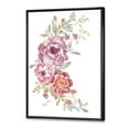 thumbnail image 3 of Designart 'Bouquet of Purple and Pink Flowers III' Farmhouse Framed Canvas Wall Art Print, 3 of 5