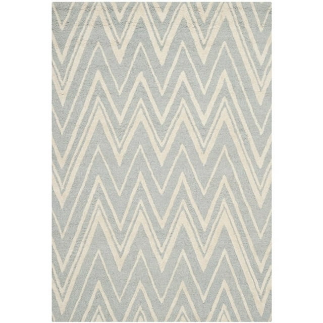 Safavieh Cambridge 8' X 10' Hand Tufted Wool Rug in Gray and Ivory