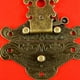 thumbnail image 4 of Uds. Pestillo decorativo antiguo Retro Vintage, almohadilla con cerrojo, placa de bloqueo de pecho para joyero de madera, 38x29mm, bronce, 4 of 7