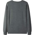 thumbnail image 4 of Sweat-shirt à Imprimé Léopard et à Imprimé Citrouille Sweat-Shirt Décontracté à Manches Longues Sweat-Shirts à Col Rond, 4 of 7