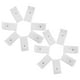 thumbnail image 4 of BRIGHTFUFU 20 soportes de pared para rieles flexibles de cortina: herrajes de montaje para rieles flexibles de cortinas - Varillas curvas para cortinas de techo, 4 of 7