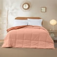 thumbnail image 5 of Modern Threads Reversible Rust & Clay All-Season Down Alternative Adult Bed Comforter, Queen, 5 of 11