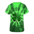 thumbnail image 4 of BiZtdJrK St. Patrick's Day Women Scrubs Tops Workwear Loose Nursing Uniform Scrubs Shirts Fashion Irish Holiday Tops with Pockets Green XXL Ofertas Relampago de Hoy, 4 of 6