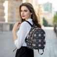 thumbnail image 6 of FORMRS Mini Backpack Purse for Women Travel Daypack Casual Shoulder Bag, Red Fireworks Pattern, 6 of 7