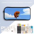 thumbnail image 4 of Grizzly Bear Lemming 17 Inch Backpack With Lunch Bag Pencil Case Set Schoolbag Lunch Box Pen Case 3 Pieces, 4 of 8