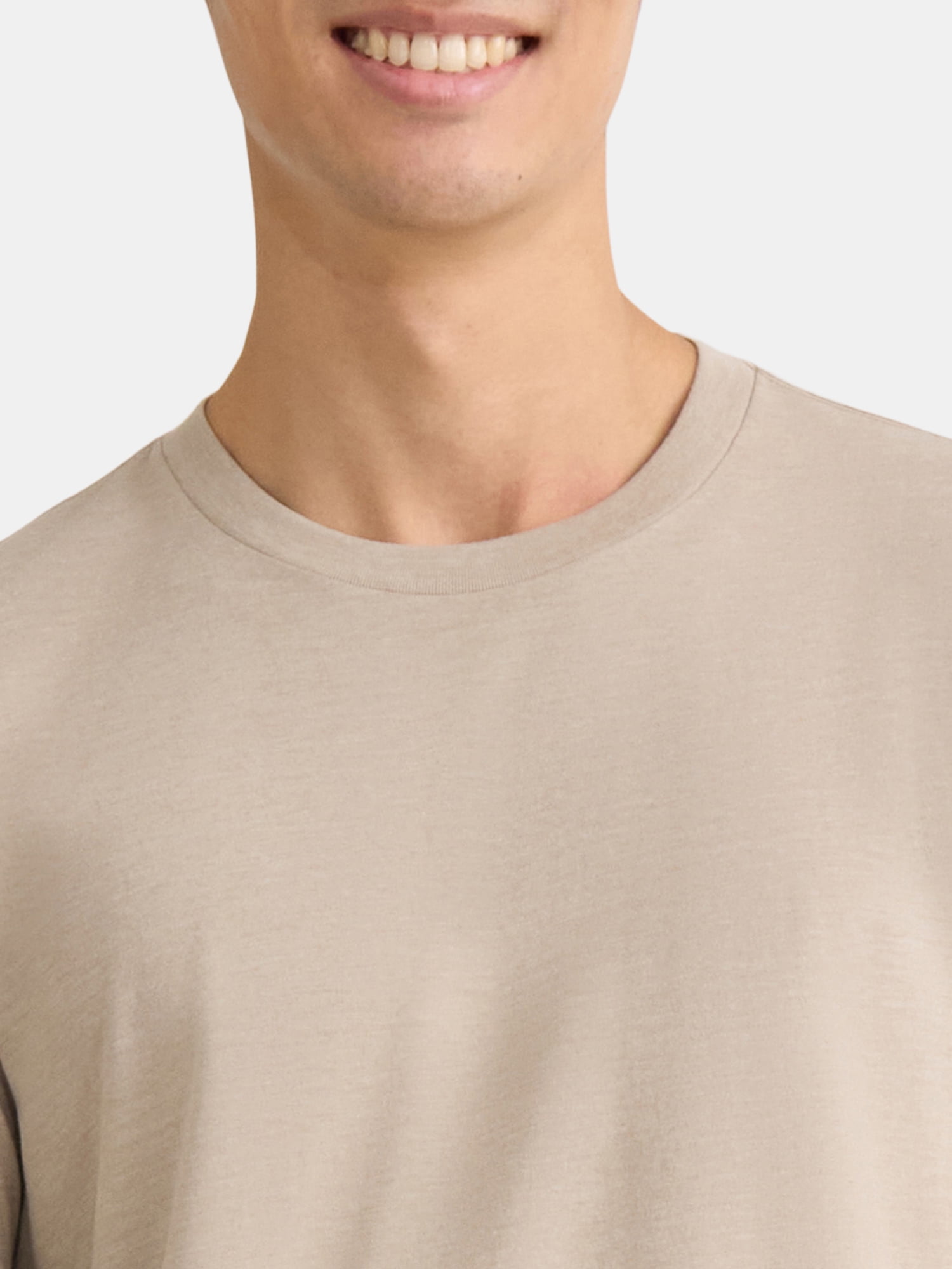 George Men's and Big Men's Crewneck Tee with Short Sleeves, Sizes XS-3XL