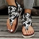 thumbnail image 1 of Fiudx Zapatos de Verano para Mujer, con Estampado de Leopardo, con Clip En La Punta, con Cremallera, Cómodos, Planos, Informales, para Playa, 1 of 7