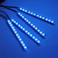 thumbnail image 3 of 4X12 LED Car Atmosphere Light Strips, Glime Interior Footwell Neon Decorative Double Sided Strips Light for Car, SUV, Truck, 3 of 7