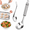 1 Set, variant on Solidever Meatball Spoon, Meatball Spoon Maker, Stainless Steel Meatball Maker Spoon with Hole, Long Handle Meatball Mold for Easy Round Meatballs, Kitchen Cooking Tool