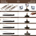 thumbnail image 4 of Palo Santo Incense Sticks & Backflow Incense Cones for Waterfall Combo Pack - 60 Insence-Sticks + 30 Backflow Cones - Insents - Incense Waterfall Cones - Inscense, 4 of 9