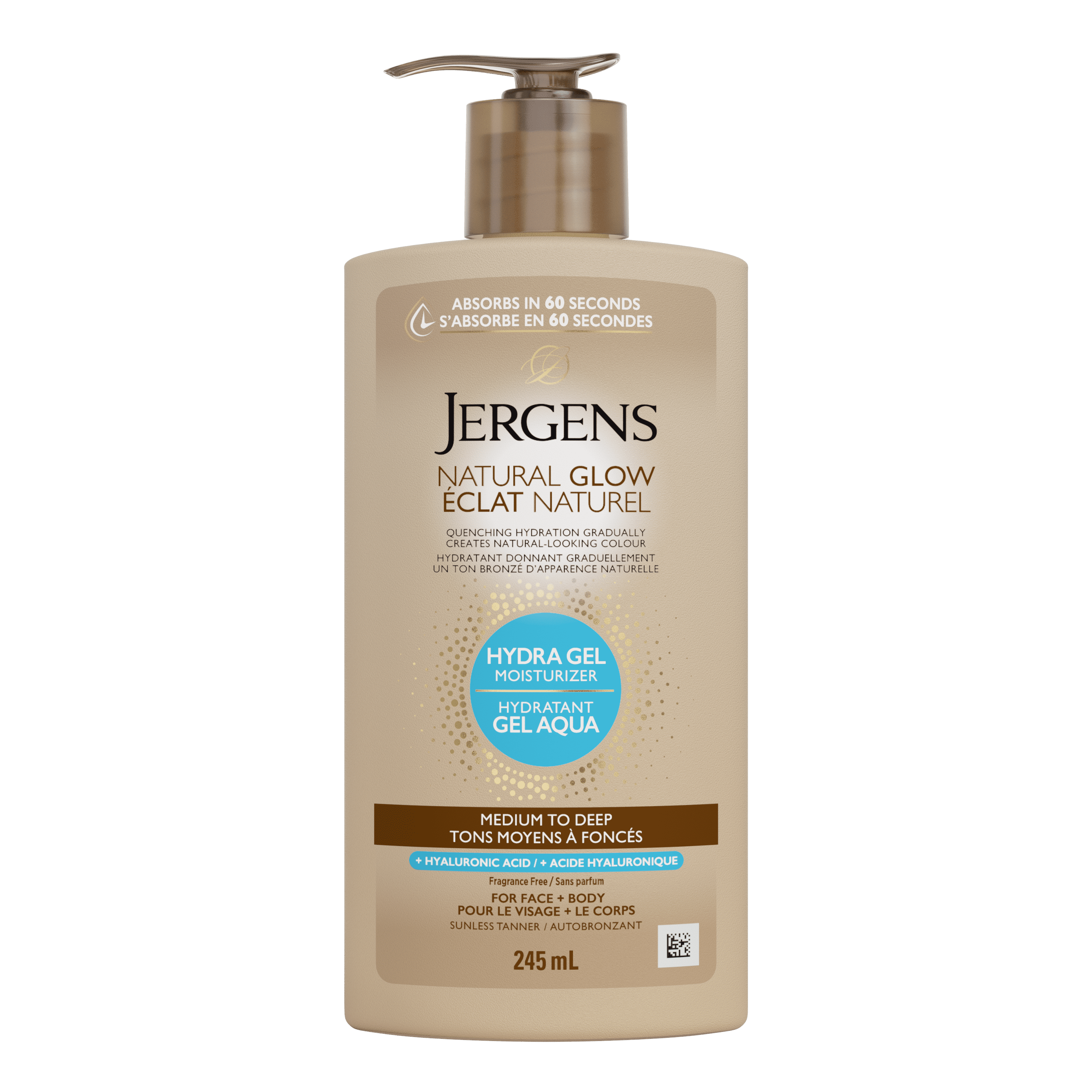 Jergens Natural Glow Hydra Gel Moisturizer - Medium to Deep