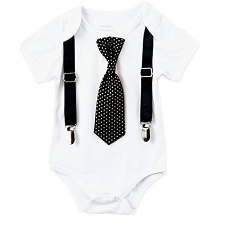 Noah's Boytique Baby Boys New Years Eve Outfit Tie