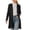 Black(mid-length), variant on Women’s Open Front Duster Cardigan, Casual Long Sleeve Layering Sweater Sizes S-2XL
