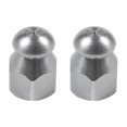 thumbnail image 1 of 2X Tubo Presión de Jetter DesagüE de Lavadora Tubo de Limpieza de Alcantarillado Boquilla Rotatoria Jetter 5 Jet (1/4 Pulgada), 1 of 5