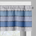 thumbnail image 5 of Ambesonne Abstract Valance & Curtain, Modern Boho Row of Stains, 55"x30", Blue Lilac and Dark Grey, 5 of 7