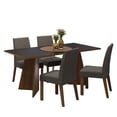 thumbnail image 2 of Juego de Comedor con Mesa y 4 Sillas April Madesa Marrón/Negro, 2 of 11