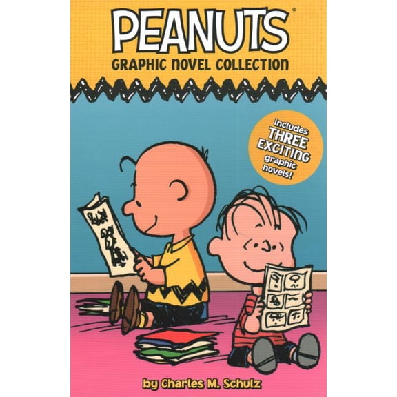 Pre-Owned Peanuts Graphic Novel Collection (Boxed Set): Snoopy Soars to Space; Adventures with Linus and Friends!; Batter Up, Charlie Brown! Paperback