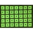 thumbnail image 1 of Ahgly Company Indoor Rectangle Abstract Green Modern Area Rugs, 6' x 9', 1 of 4