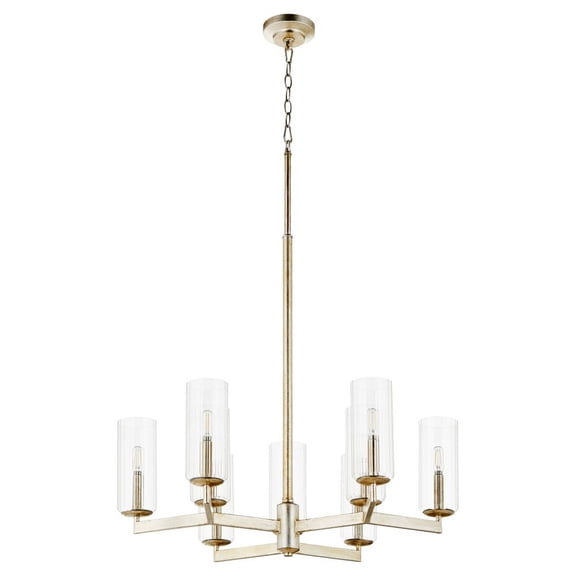 Quorum Lighting - Merrick - 9 Light Chandelier In Traditional Style- Inches Tall