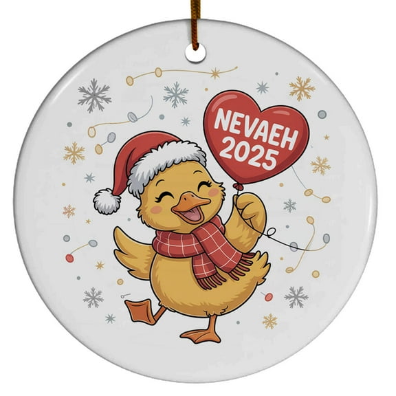 Duck Christmas Tree Ornaments 2025, Duck Animal Christmas Ornament Gift for Lover Kids Children, Awesome Duck Christmas Ornament Hanging Keepsakes Xmas