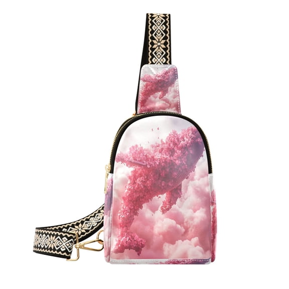 BZSMCE Crossbody Fashion Floral Dreamscape Printed Waist Packs