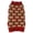Red, variant on Pet Life ® Fashion Weaved Heavy Knit Designer Ribbed Turtle Neck Dog Sweater