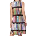 thumbnail image 2 of Bookworm Antique book library, vintage book shelf Spring Summer Dresses for Women Fashion T-shirt Dress Casual Sleeveless Loose Sundress with Pockets, 2 of 5