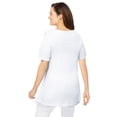 thumbnail image 3 of Woman Within Plus Size Embroidered Thermal Tunic, 3 of 6