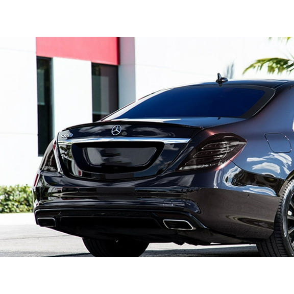 Rvinyl Tail Light Tint Covers Compatible with Mercedes-Benz S-Class 2014-2017 (Sedan) - Smoke