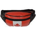 thumbnail image 2 of New Genuine Leather Canada Flag Waist Bag Fanny Pack with Adjustable Strap 963 (C), 2 of 4
