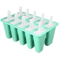 thumbnail image 1 of 1pc Diez Grid Helado Molde DIY Making Herramienta Molde de Popsicle Frozen (Verde), 1 of 6