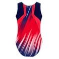 thumbnail image 2 of TiaoBug Kids Boys Color Block Gymnastics Leotard Tank Top Sleeveless Sport Jumpsuit Singlet Wrestling Bodysuit Red 8, 2 of 5