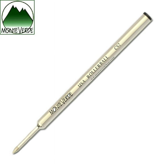 Monteverde C22 Rollerball Refill for Cross Rollerball Pens - Black, Fine, 1 Pack (C221BK)