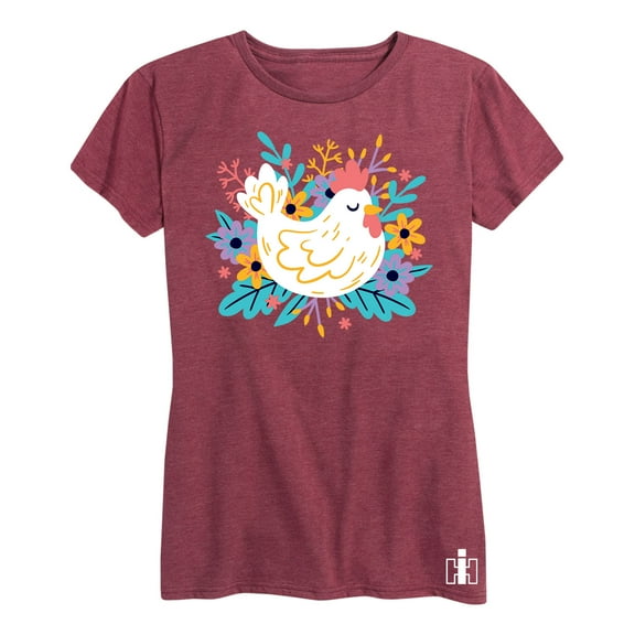 Case IH - Floral Chicken - Women's Short Sleeve Graphic T-Shirt