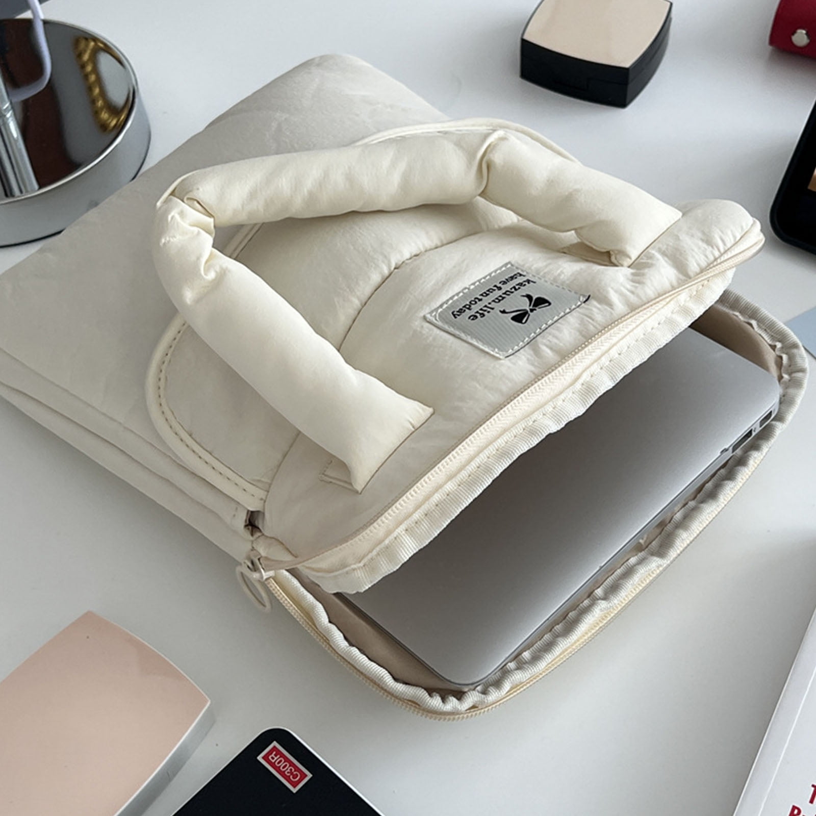 Shock Absorbent Laptop Case With Reinforced Handle Soft Protective Lining Computer Accessory For 11in 13 14 15 15.6inch