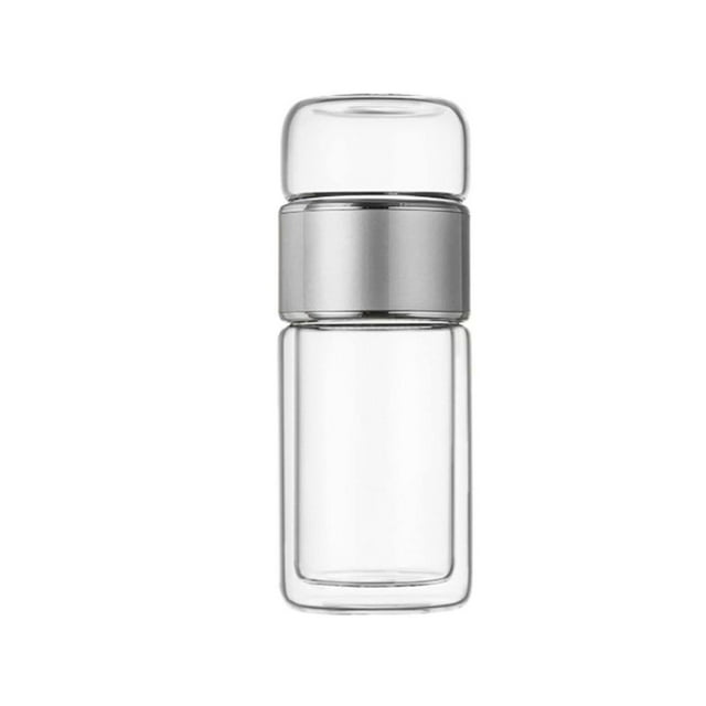Yiteos Kitchen Cups, Infusifie Tea Infuser (Three Capacities) Double Layer Insulated Tea and Water Separator Cup Portable Tea Water Separation Tea Cup with 304 Stainless Filter For Loose Tea