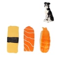 thumbnail image 4 of Sushi Dog Toy, Soft 3Pcs Latex Dog Squeaky Food Toy  For Medium Dogs For Home, 4 of 8