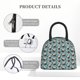 thumbnail image 4 of Fotbe PUG HEAD And Flower Bolsa de Almuerzo con Estampado, Lonchera Aislada, Contenedor de Comida Reutilizable Tipo Cooler a Prueba de Fugas, 4 of 6