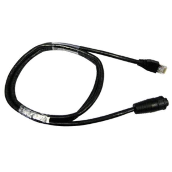3" Black Raymarine RayNet to RJ45 Male Cable - 1m