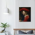 thumbnail image 3 of Awypu Johannes Vermeer Prints Wall Art Poster Artworks Picture Frame Print Poster Wall Art Painting Canvas Gift Decor Home, 3 of 4